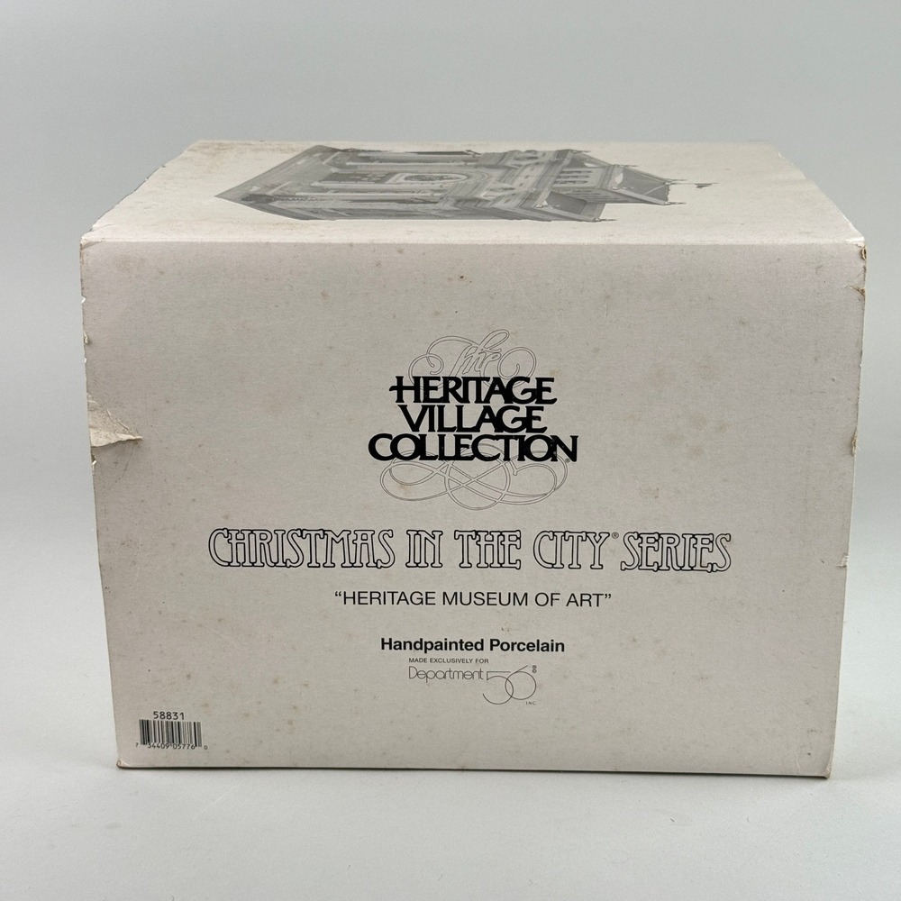 Dept 56 Heritage Museum of Art Christmas in the City Village 5883-1 NOS - Picture 3 of 4
